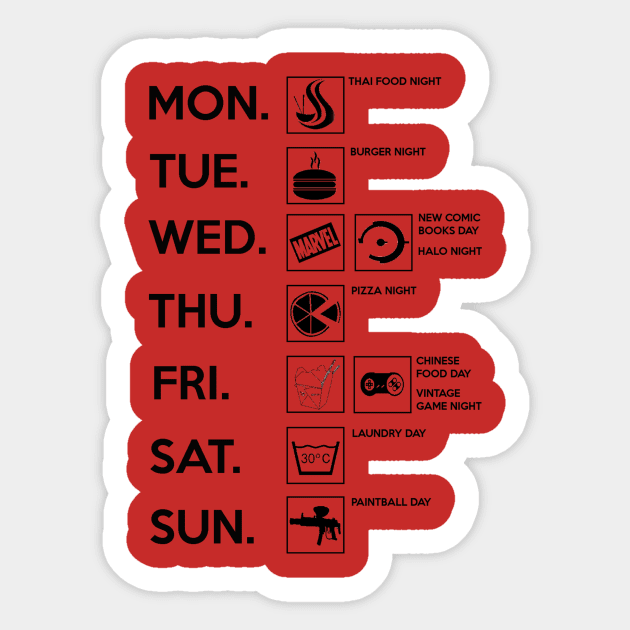 Sheldonian Calendar Sticker by MrKlopapier